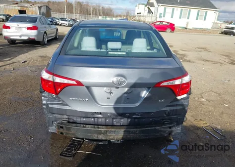 2014 Toyota Corolla Le from USA, damaged, VIN 2T1BURHE3EC035517